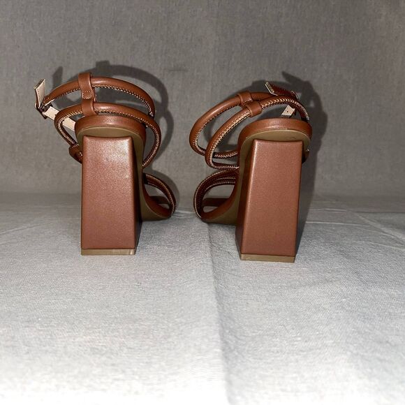 Apt 9 | NIB Cognac Lopaka Strappy Block Heels | 9.5 - Picture 8 of 14